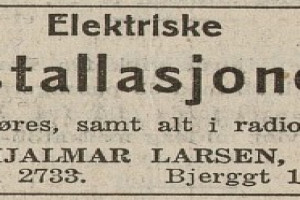 Bilde av Bjerggata 17 - Hjalmar Larsen el. installasjon